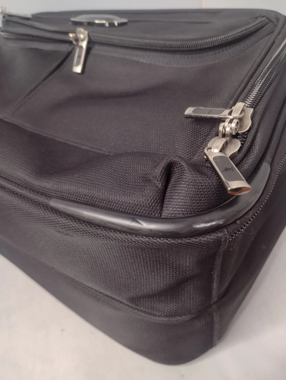 Eddie Bauer Bag Laptop Briefcase Carry on Case Canvas Black